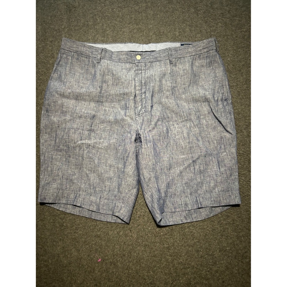 Ralph lauren 100% linen shorts mens blue  casual size 42 classic fit